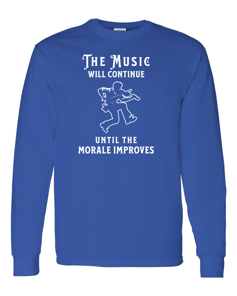 Maritime Swag Music will Continue Fiddle long sleeve Tee - Unisex