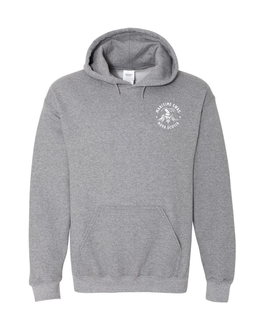 Swag Pirate Hoodie Nova Scotia Left Chest and Back