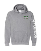 NFLD Saltwater Raised Left Chest and Sleeve Pullover Hoodie - Unisex