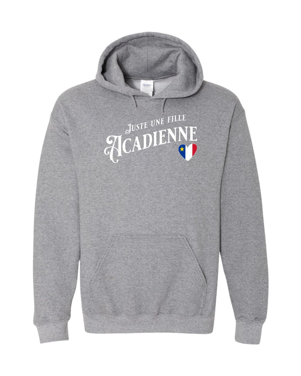 Juste Une Fille Acadienne Pullover Hoodie - Unisex