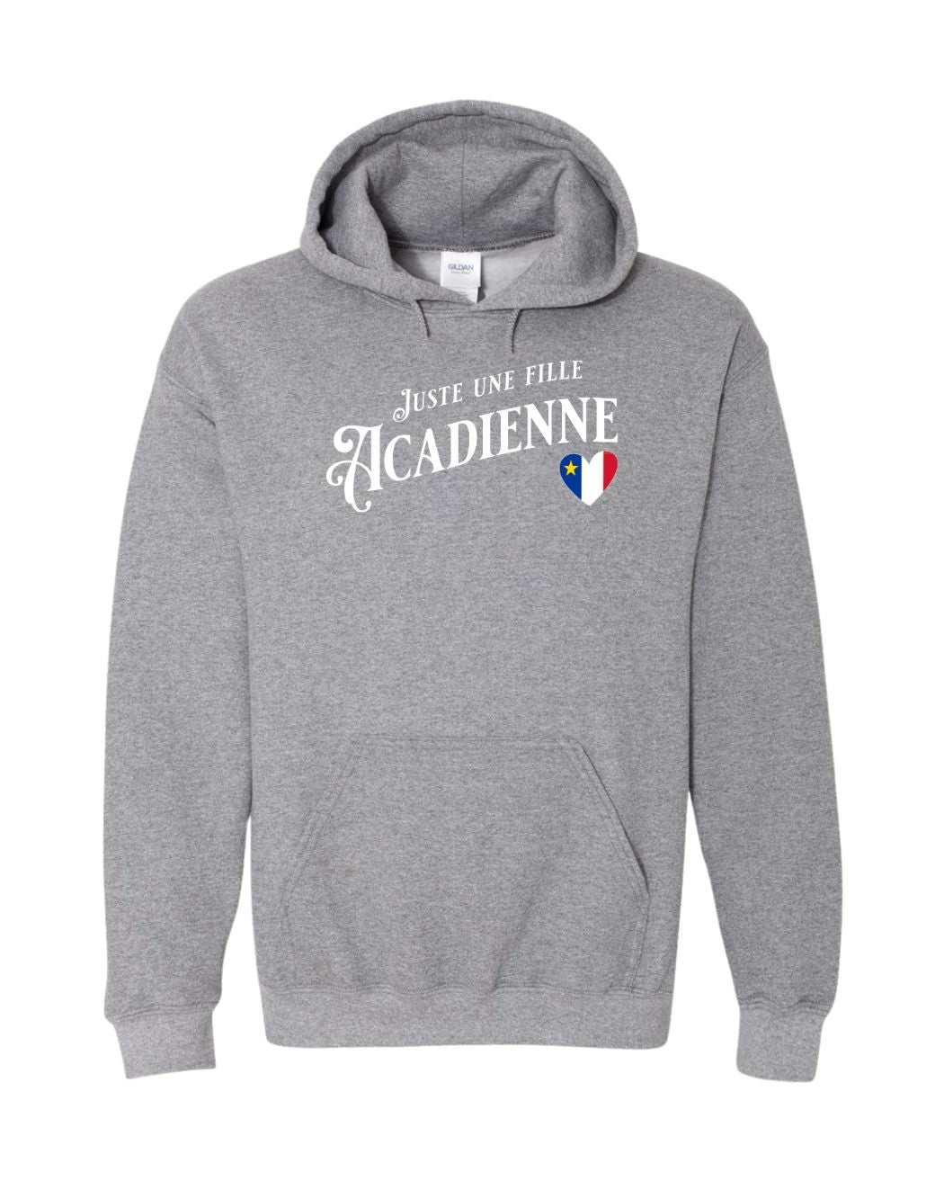 Juste Une Fille Acadienne Pullover Hoodie - Unisex