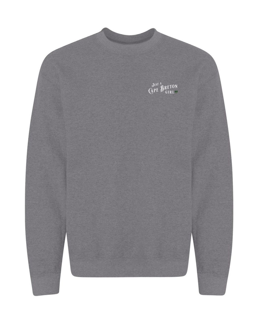 Just a CB Girl Tartan Left Chest and Back Crewneck Sweatshirt - Unisex