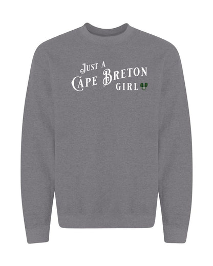 Just a Cape Breton Girl Tartan Full Crewneck Sweatshirt