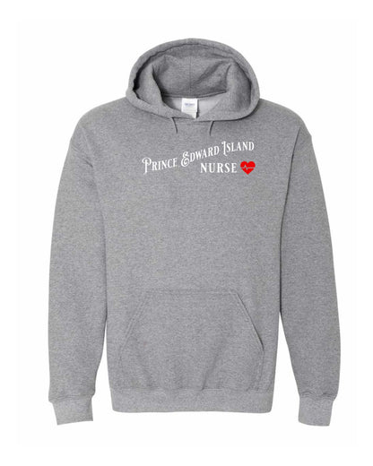 Prince Edward Island Nurse Full Front Pullover Hoodie