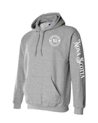 Born and Raised NS Left Chest and Sleeve Pullover Hoodie - Unisex