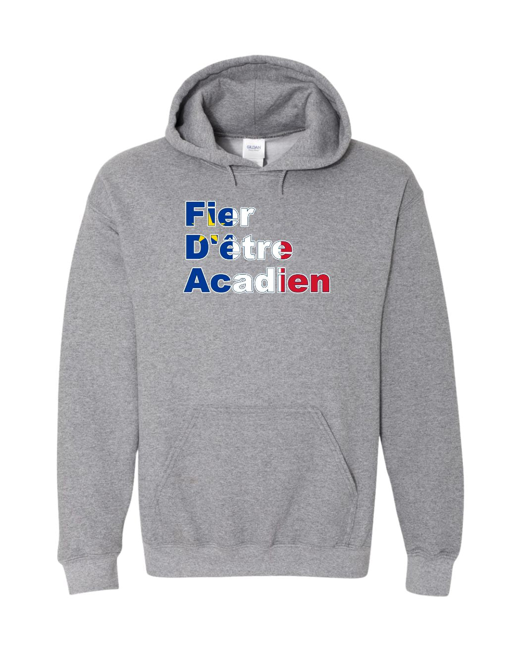 Fier D'etre Acadien Hoodie