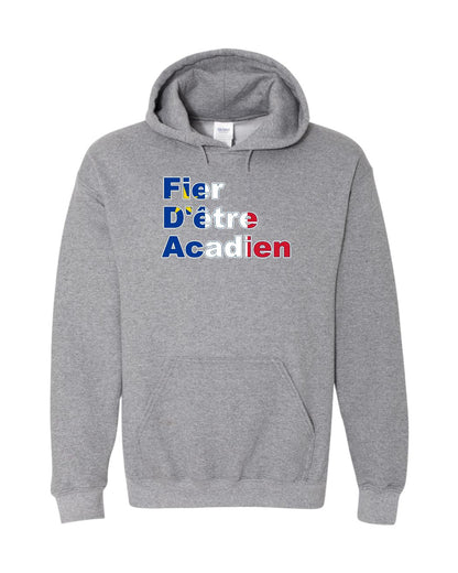 Fier D'etre Acadien Hoodie