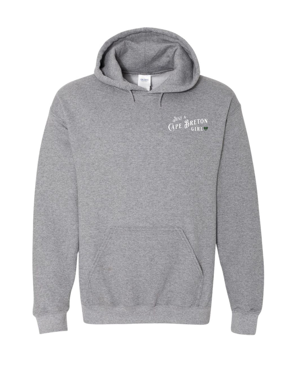 Just a CB Girl Tartan Left Chest Pullover Hoodie - Unisex