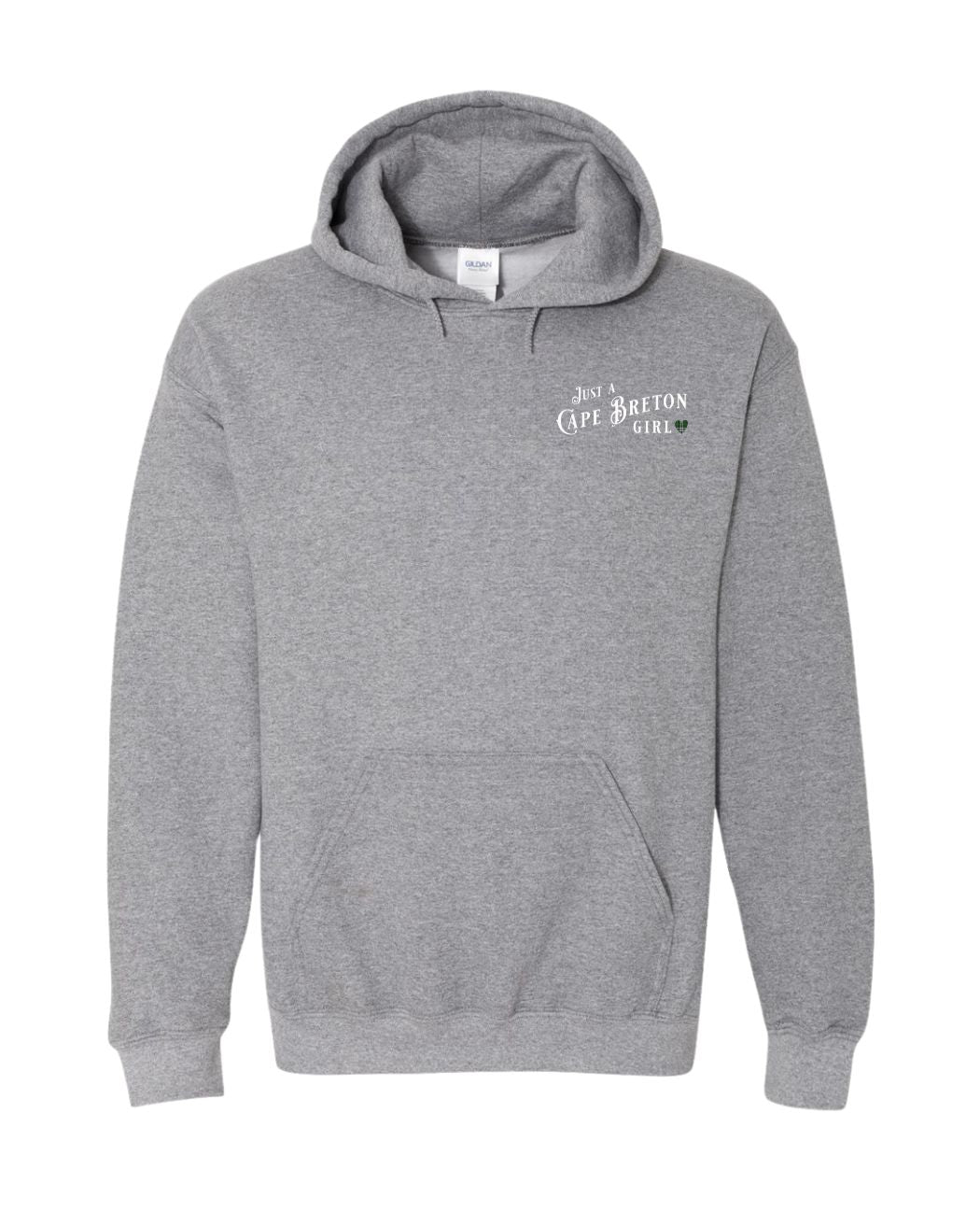 Just a CB Girl Tartan Left Chest Pullover Hoodie - Unisex