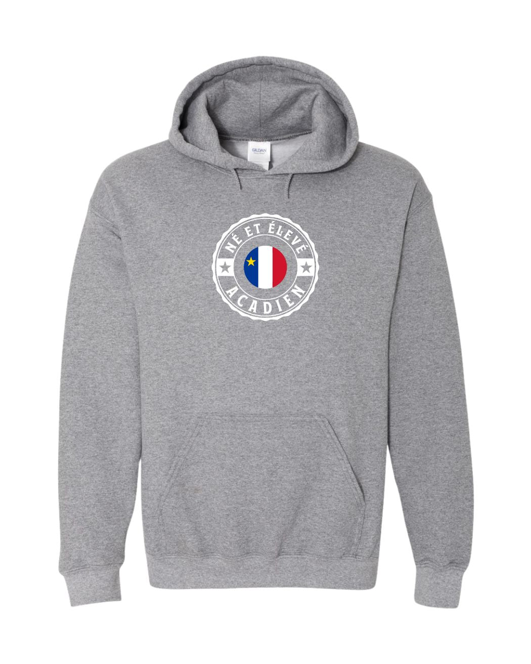 Ne Et Eleve Acadien full front French hoodie