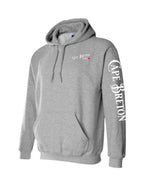 CB Girl Red Heart Left chest and Sleeve Pullover Hoodie - Unisex