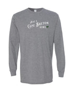 Just a CB Girl Tartan Left Chest Long Sleeve Tee - Unisex