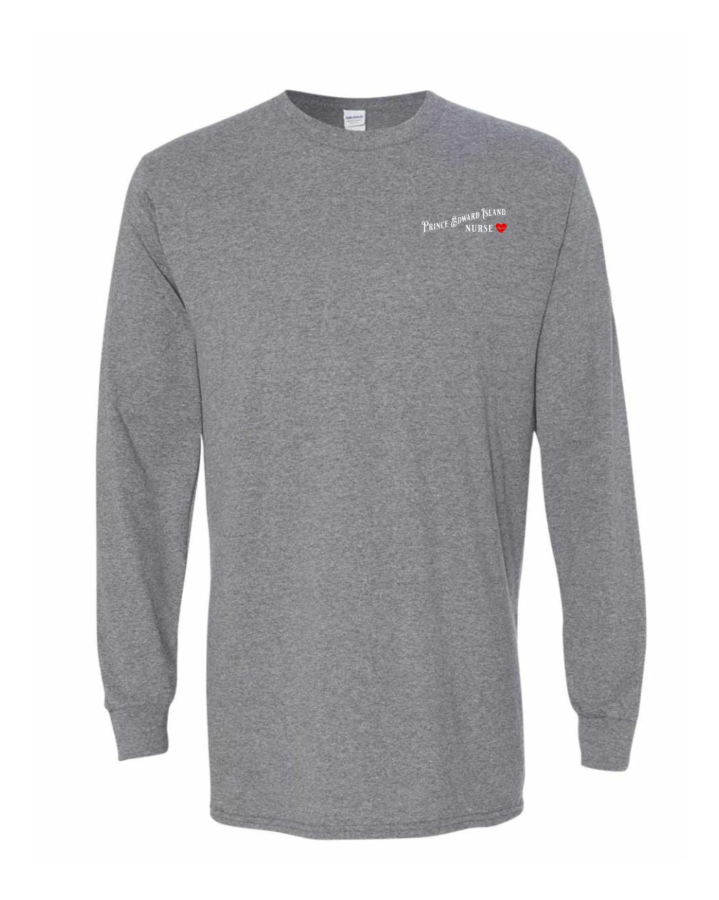 Prince Edward Island Nurse Left Chest and Back Long Sleeve