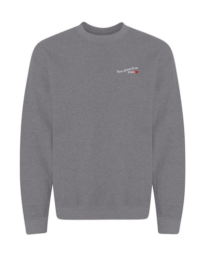 Prince Edward Island Nurse Left Chest and Back Sweatshirt