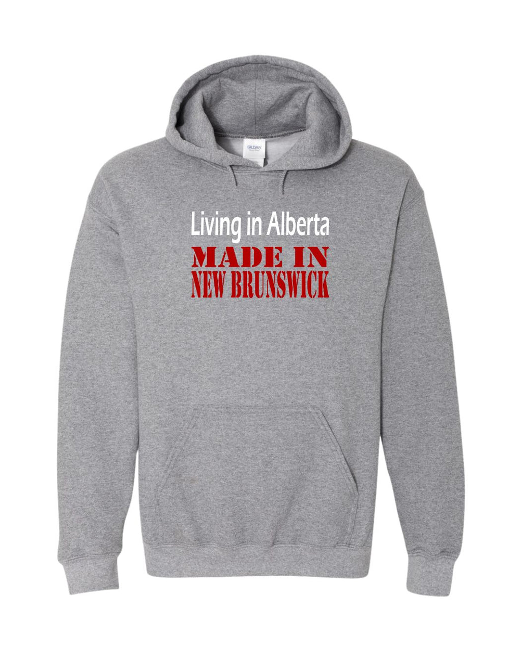 Living in Alberta Made in NB Pullover Hoodie - Unisex