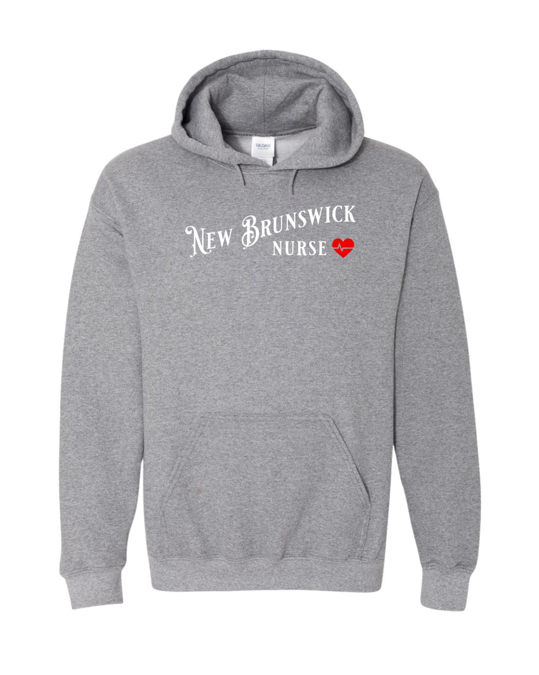 New Brunswick Nurse Full Front Pullover Hoodie