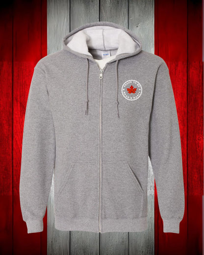 Proud to be Mean and Nasty Leaf Zip Hoodie