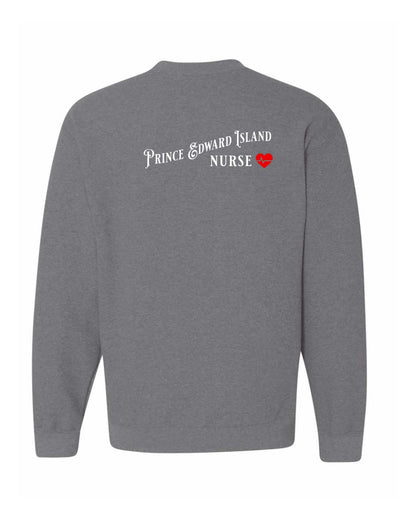 Prince Edward Island Nurse Left Chest and Back Sweatshirt