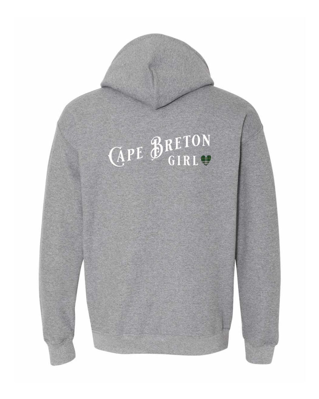 Cape Breton Girl Tartan Left Chest and Back Pullover Hoodie
