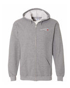 PEI Nurse Left Chest and Back Zip Hoodie - Unisex