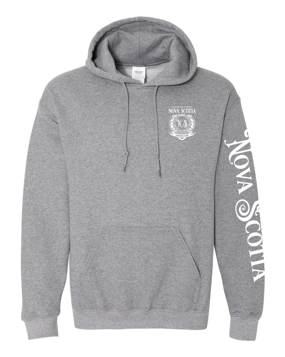 It's a NS thing Left Chest and Sleeve Pullover Hoodie - Unisex