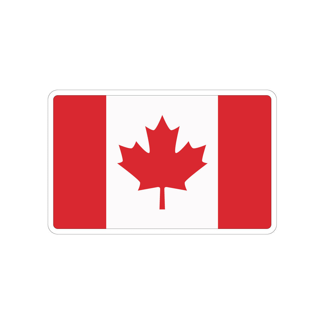 Canada Flag Iron-On Patch 🇨🇦  - 3.5" x 2"