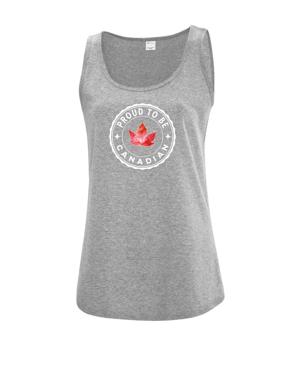 Proud To Be Canadian Leaf Full Women's Tank Tops - Gildan Canada (sewn Internationally)