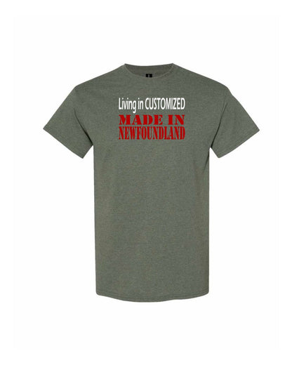 Living in Custom Made in Newfoundland Full Men's Tee