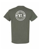 Born & Raised NFLD Left Chest and Back Men's Tee