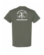 Maritime Swag NFLD Pirate Left Chest and Back Men's Tee