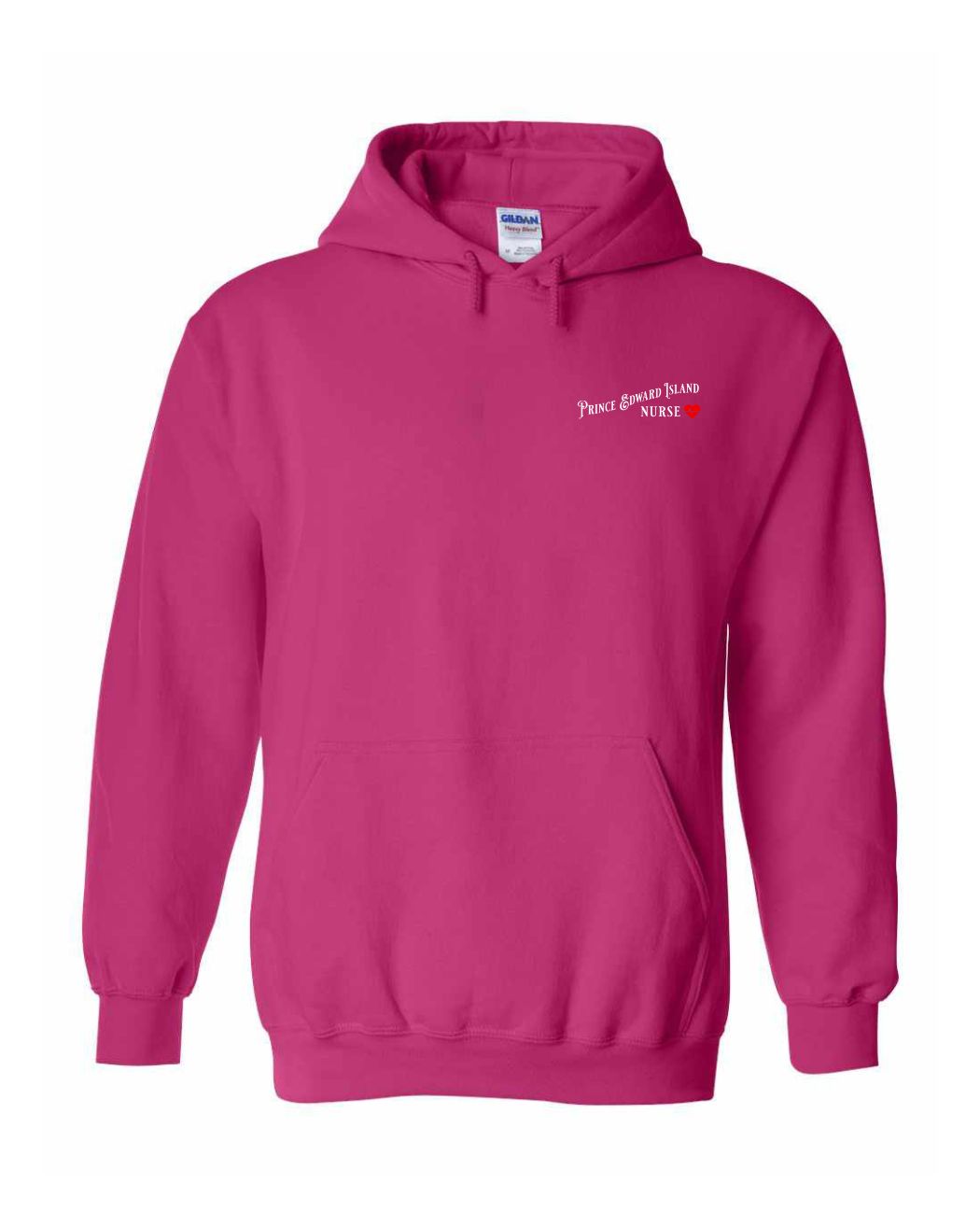 Prince Edward Island Nurse Left and Back Pullover Hoodie