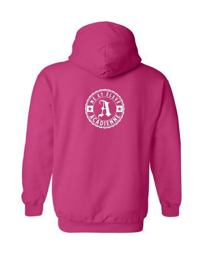 Ne Et Eleve Acadienne Left Chest & Back French Hoodies