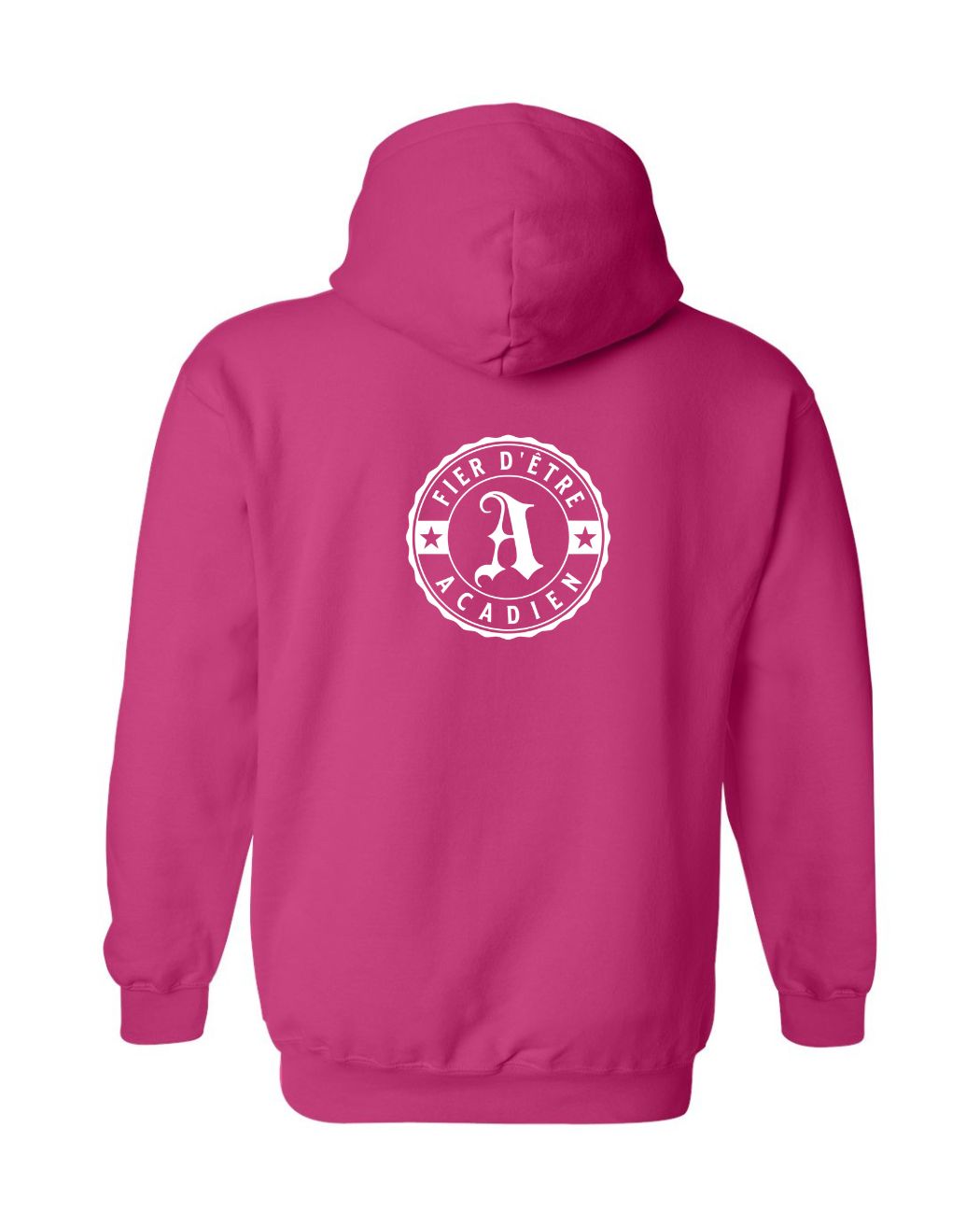 Fier D'etre Left Chest And Back Pullover Hoodie - Unisex