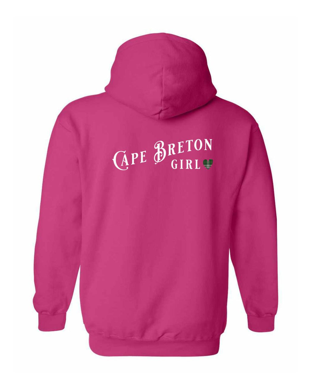 CB Girl Tartan Left Chest and Back Pullover Hoodie - Unisex