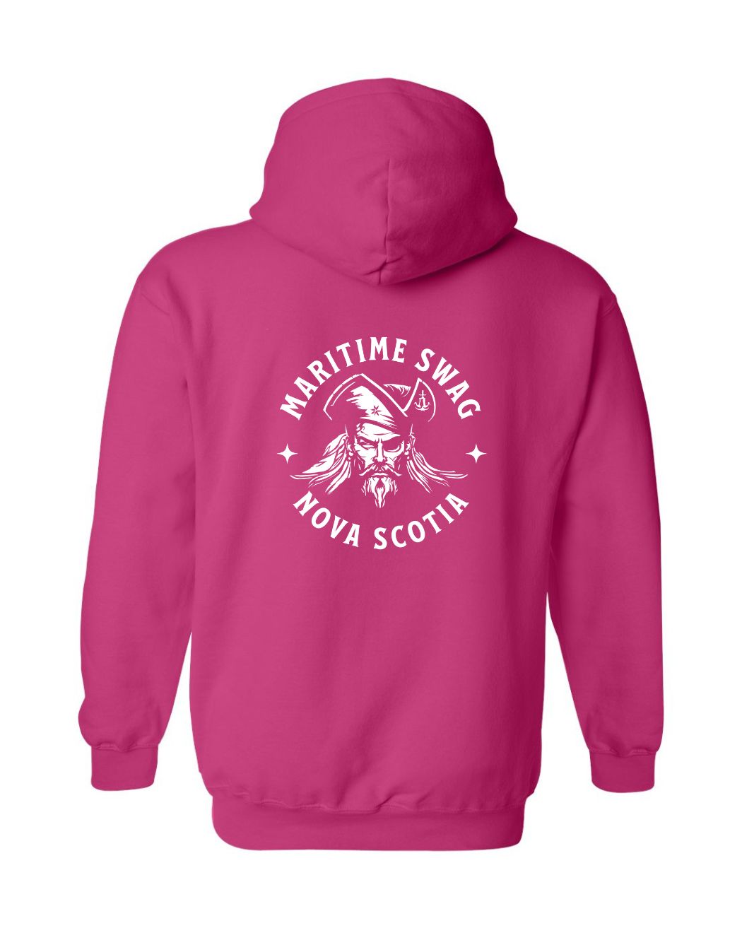 Swag Pirate Hoodie Nova Scotia Left Chest and Back