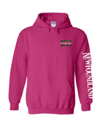NFLD Saltwater Raised Left Chest and Sleeve Pullover Hoodie - Unisex