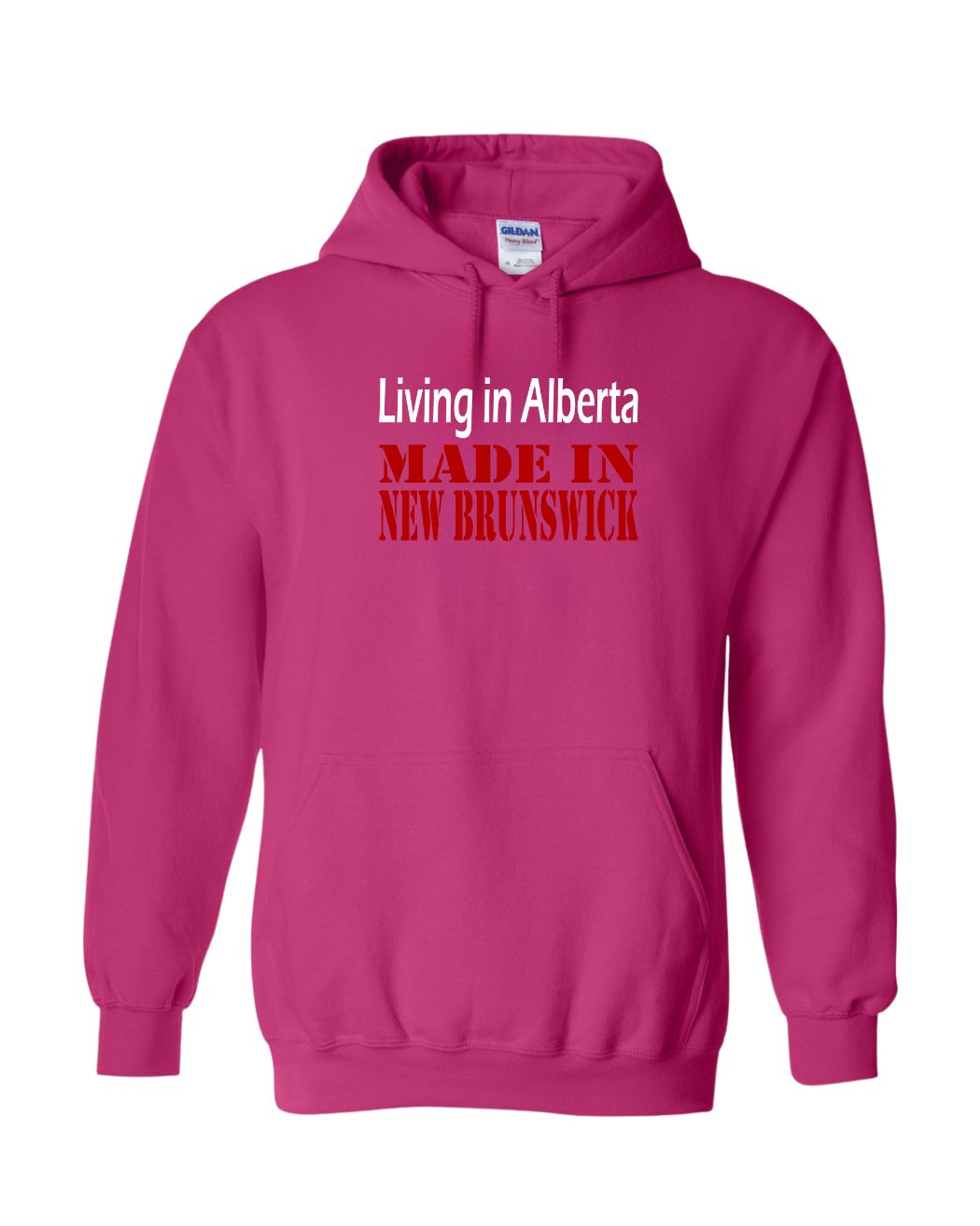 Living in Alberta Made in NB Pullover Hoodie