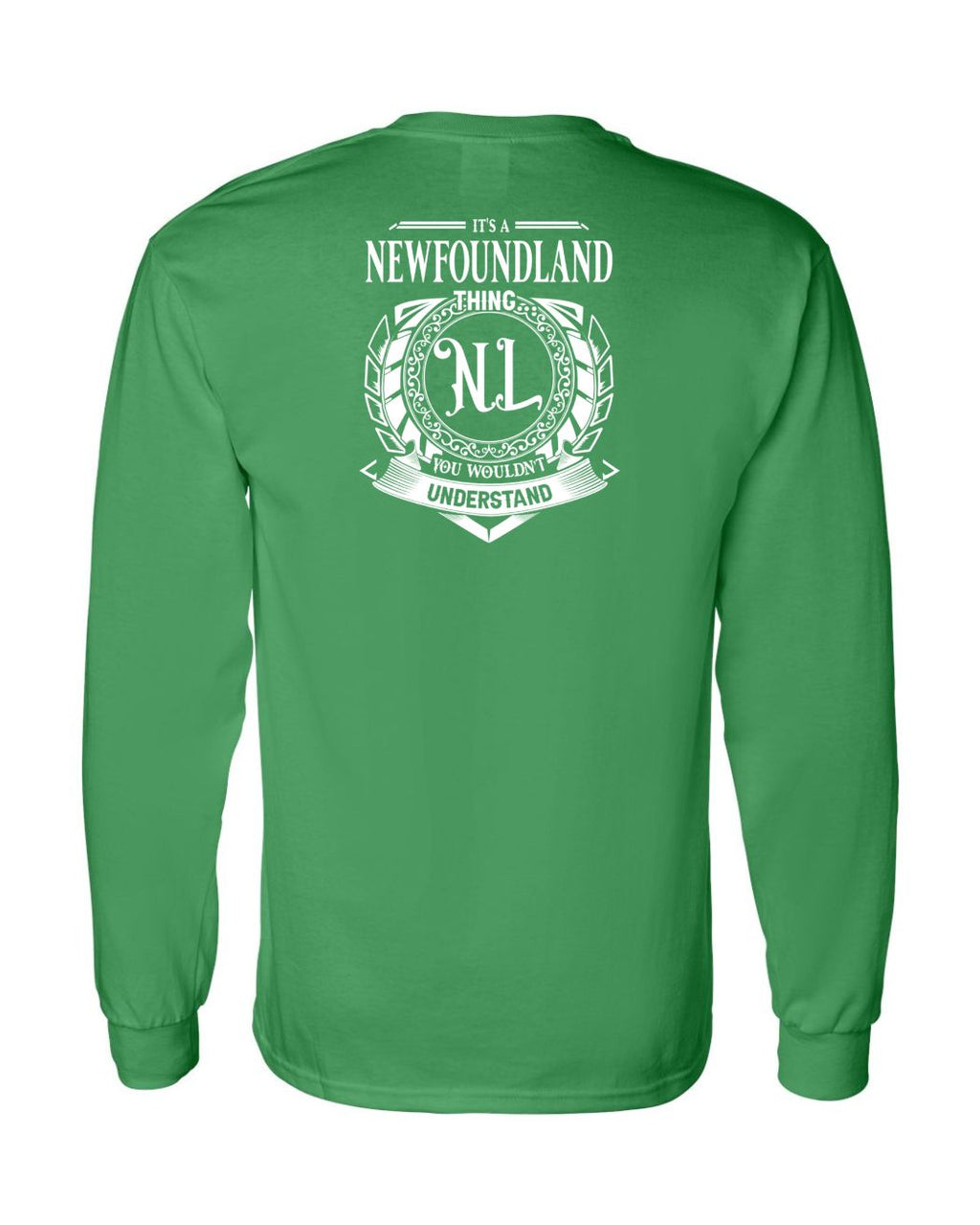It's  A NFLD Thing Left Chest and Back Long Sleeve - Unisex