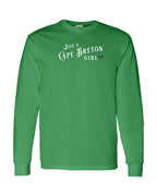 Just a CB Girl Tartan Left Chest Long Sleeve Tee - Unisex
