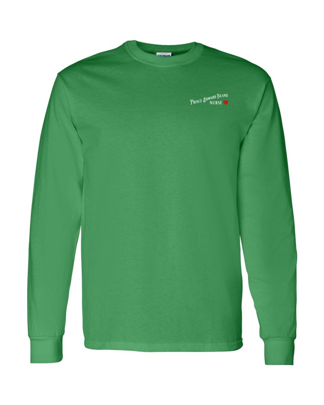 Prince Edward Island Nurse Left Chest and Back Long Sleeve
