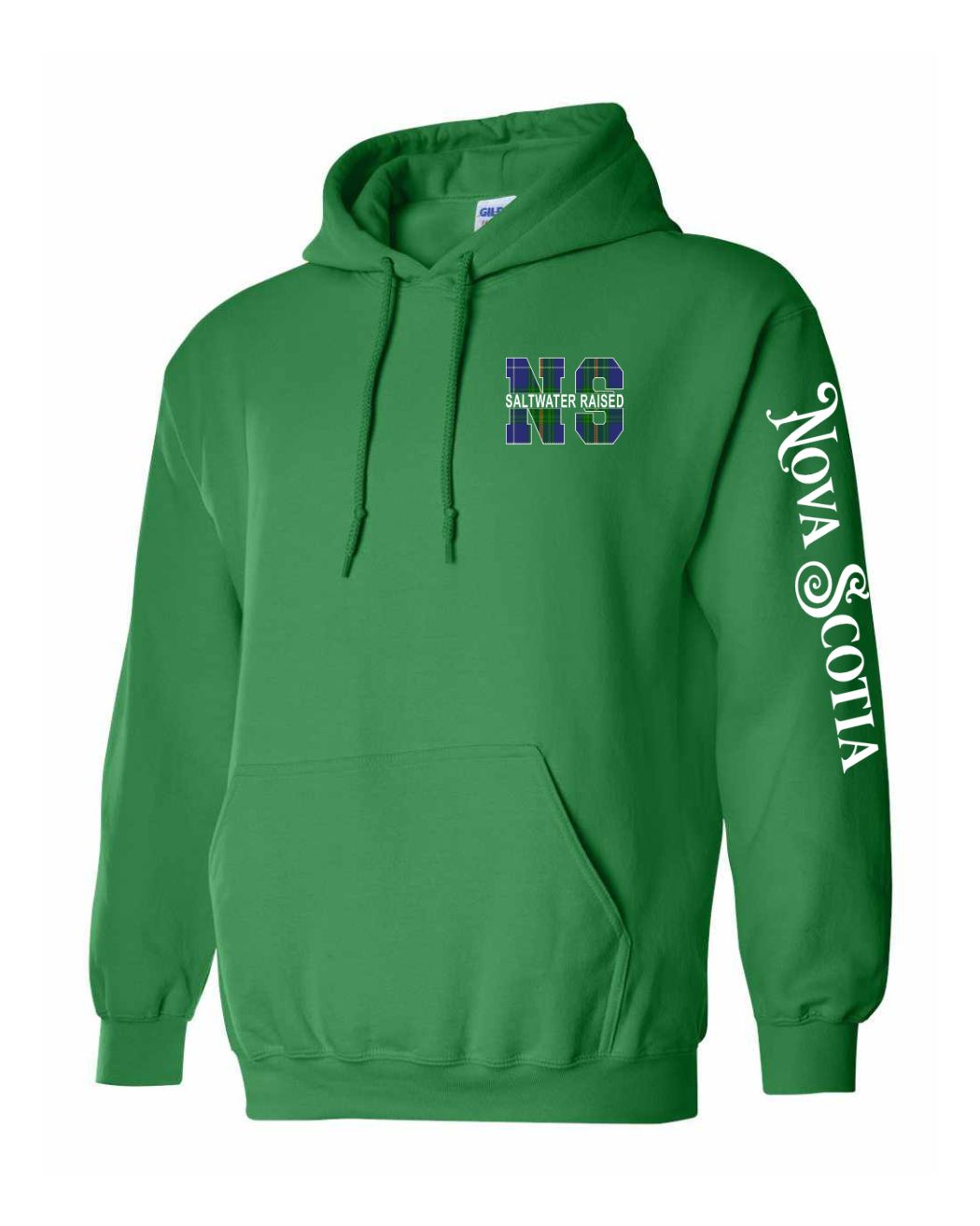 NS Saltwater Raised NS Left Chest and Sleeve Pullover Hoodie - Unisex