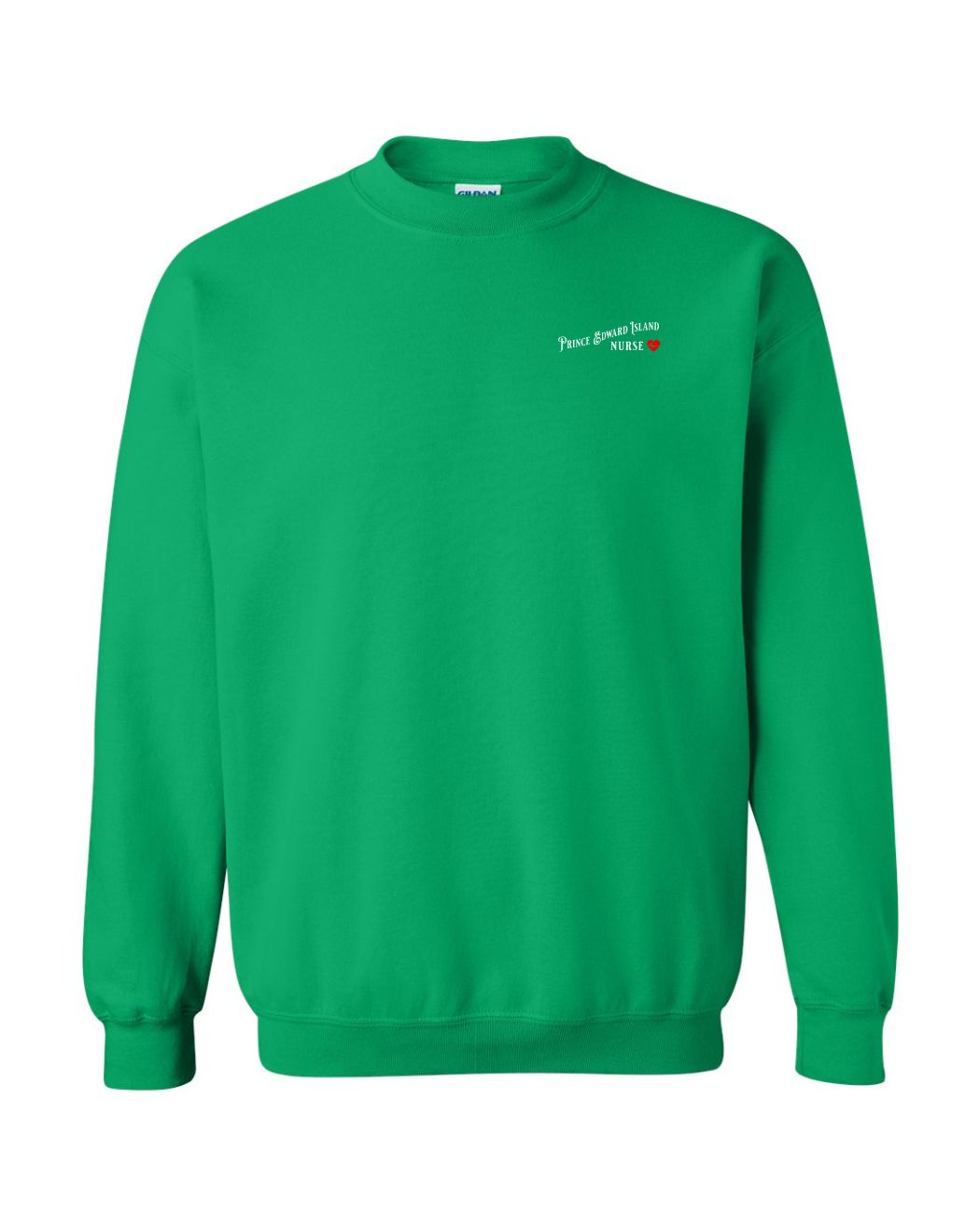 PEI Nurse Left Chest and Back Crewneck Sweatshirt - Unisex