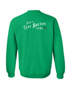 Just a CB Girl Tartan Left Chest and Back Crewneck Sweatshirt - Unisex