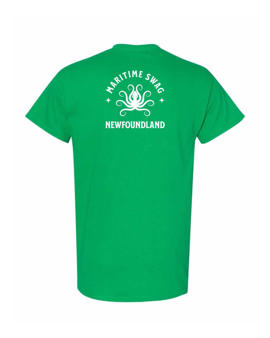 Maritime Swag Newfoundland Octopus Left Chest and Back Men's Tee