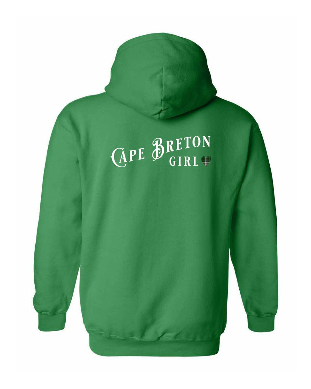 CB Girl Tartan Left Chest and Back Pullover Hoodie - Unisex