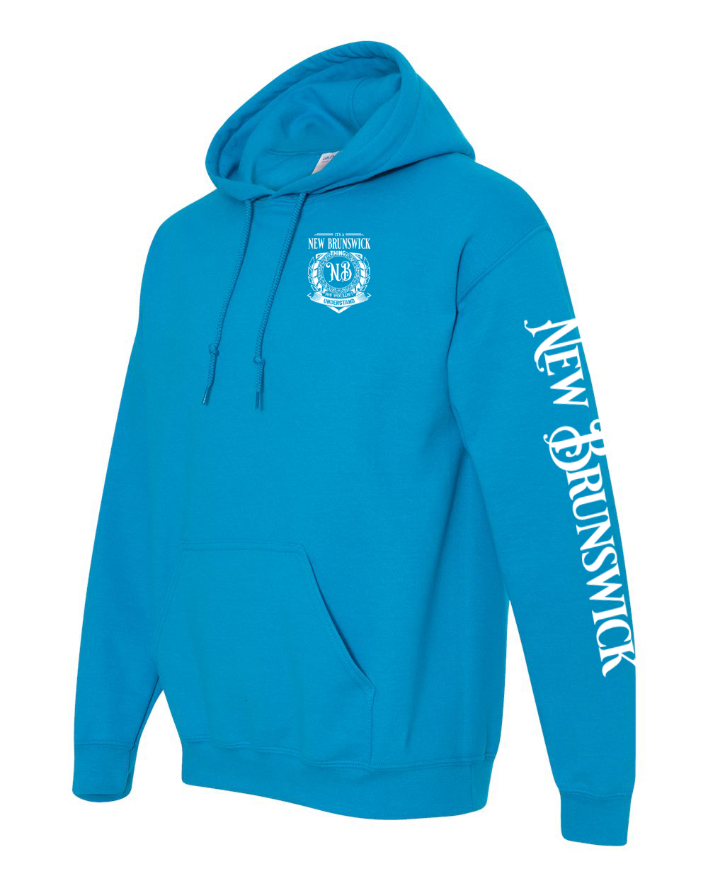 It's a NB thing Left Chest and Sleeve Pullover Hoodie - Unisex