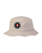 Proud to be Canadian Heart Flag Bucket Hat