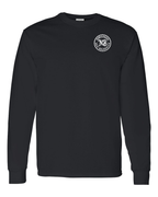 Born & Raised NB Left Chest and Back Long Sleeve Tee - Unisex