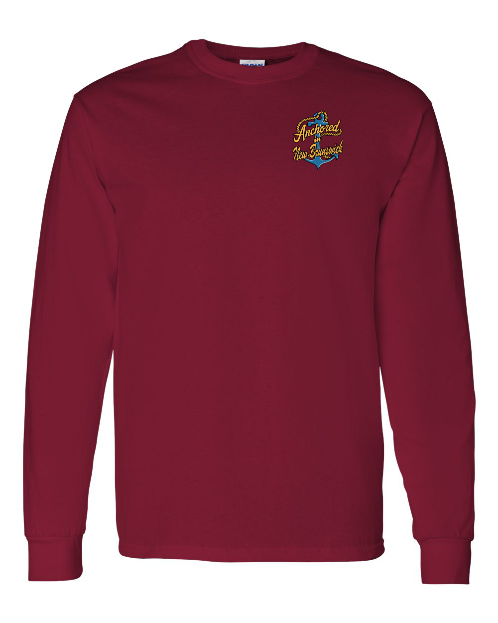 Anchored in NB Left Chest Long Sleeve Tee - Unisex