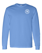 Born & Raised NB Left Chest and Back Long Sleeve Tee - Unisex